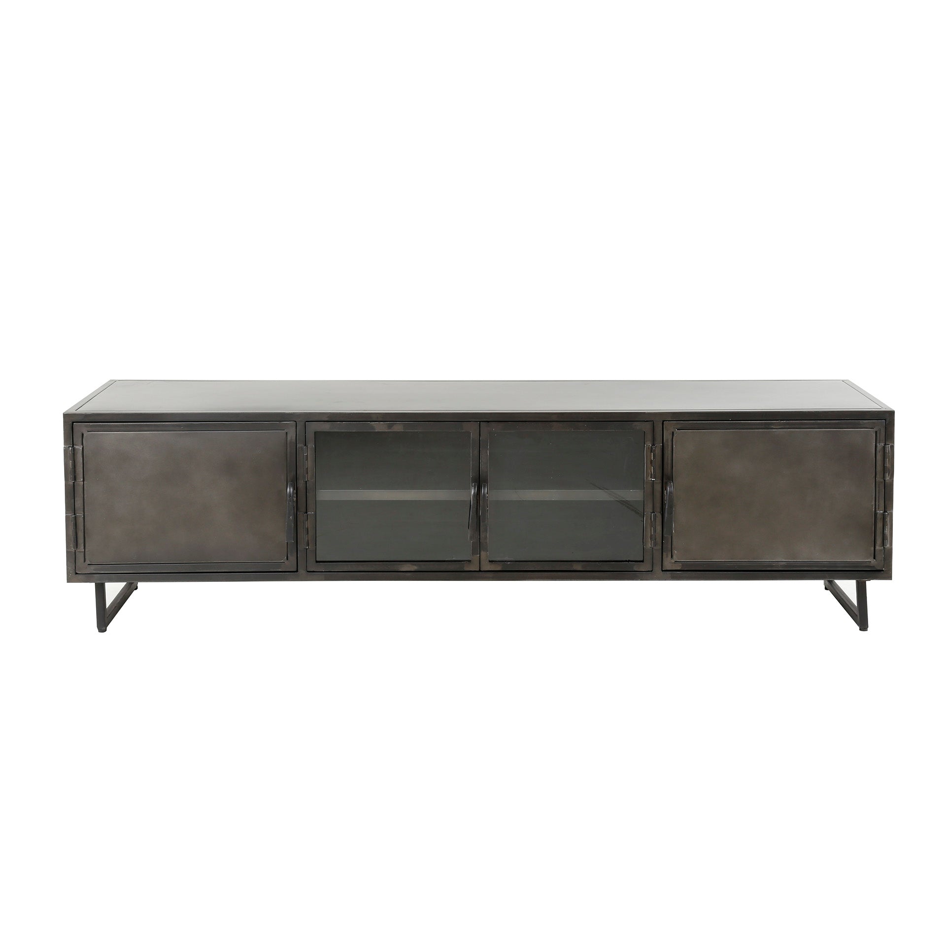 TV-meubel Gun Metal 180 cm