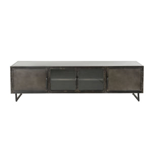 TV-meubel Gun Metal 180 cm