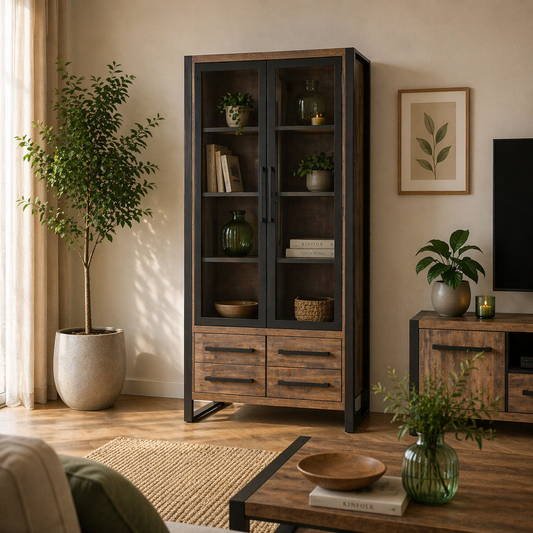 Cascade display cabinet