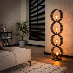 Vloerlamp Ring 4L - Charcoal