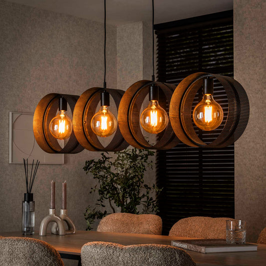 Hanglamp 4L geperforeerde ring