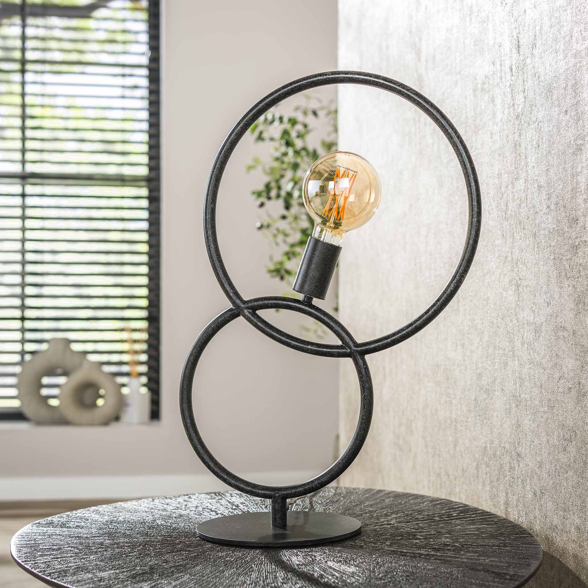 Tafellamp Loop Artic Zwart