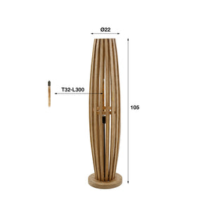Vloerlamp Mangohout