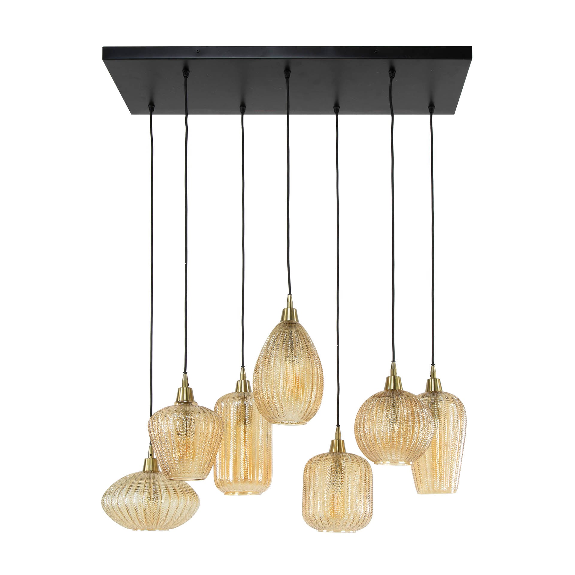Hanglamp 7L met verstelbare kapjes