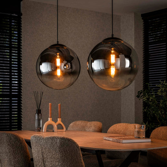 Hanglamp Bubble Shaded XL - Arctic Zwart