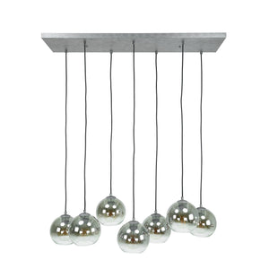 Hanglamp Bubble Shaded - Oud Zilver