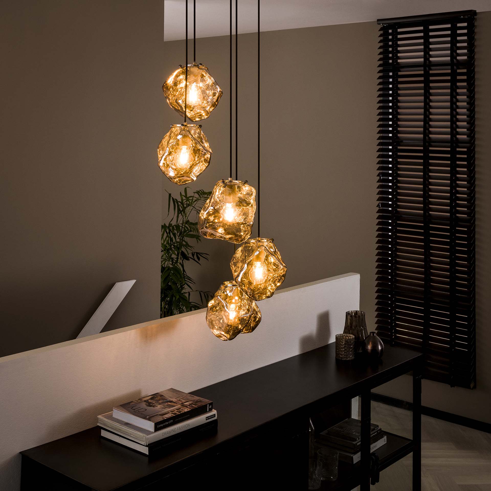Hanglamp 5L Getrapt