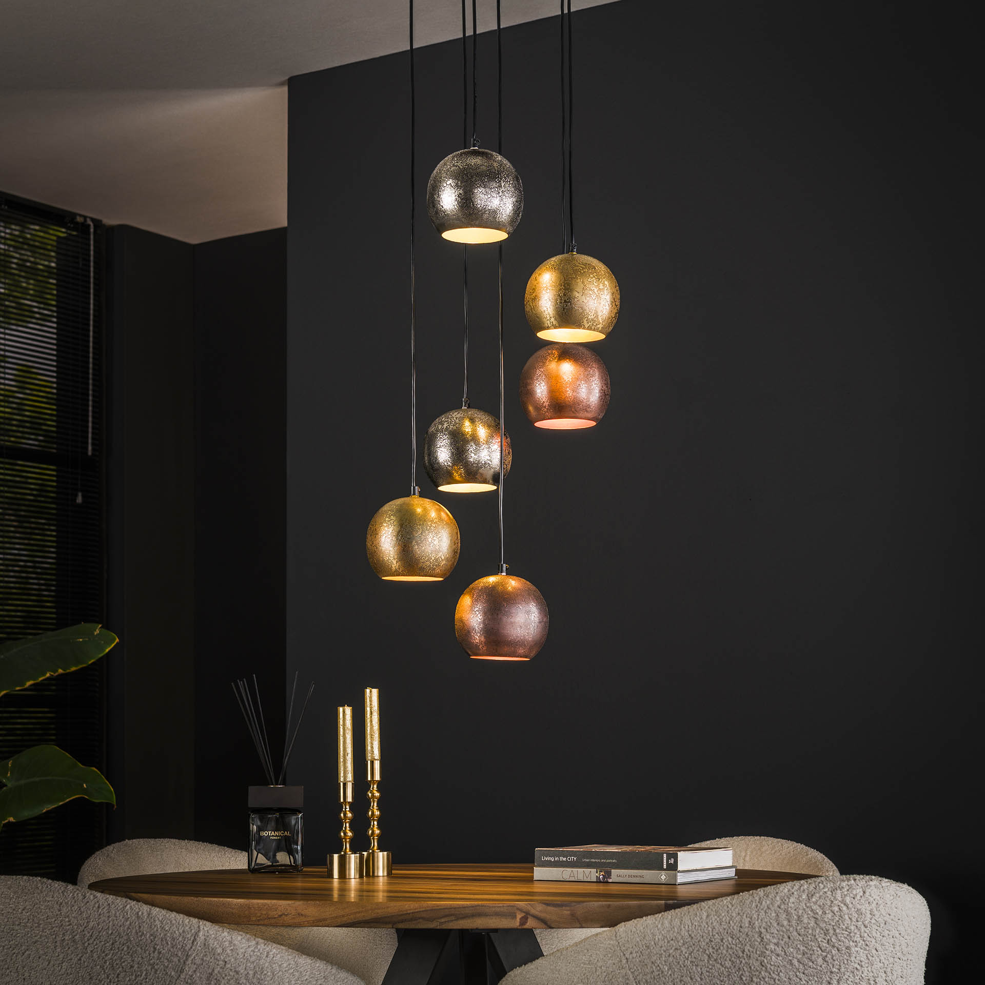 Hanglamp 6L Trapvormig