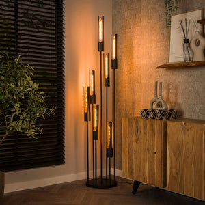 Vloerlamp Trapvormig - Zwart