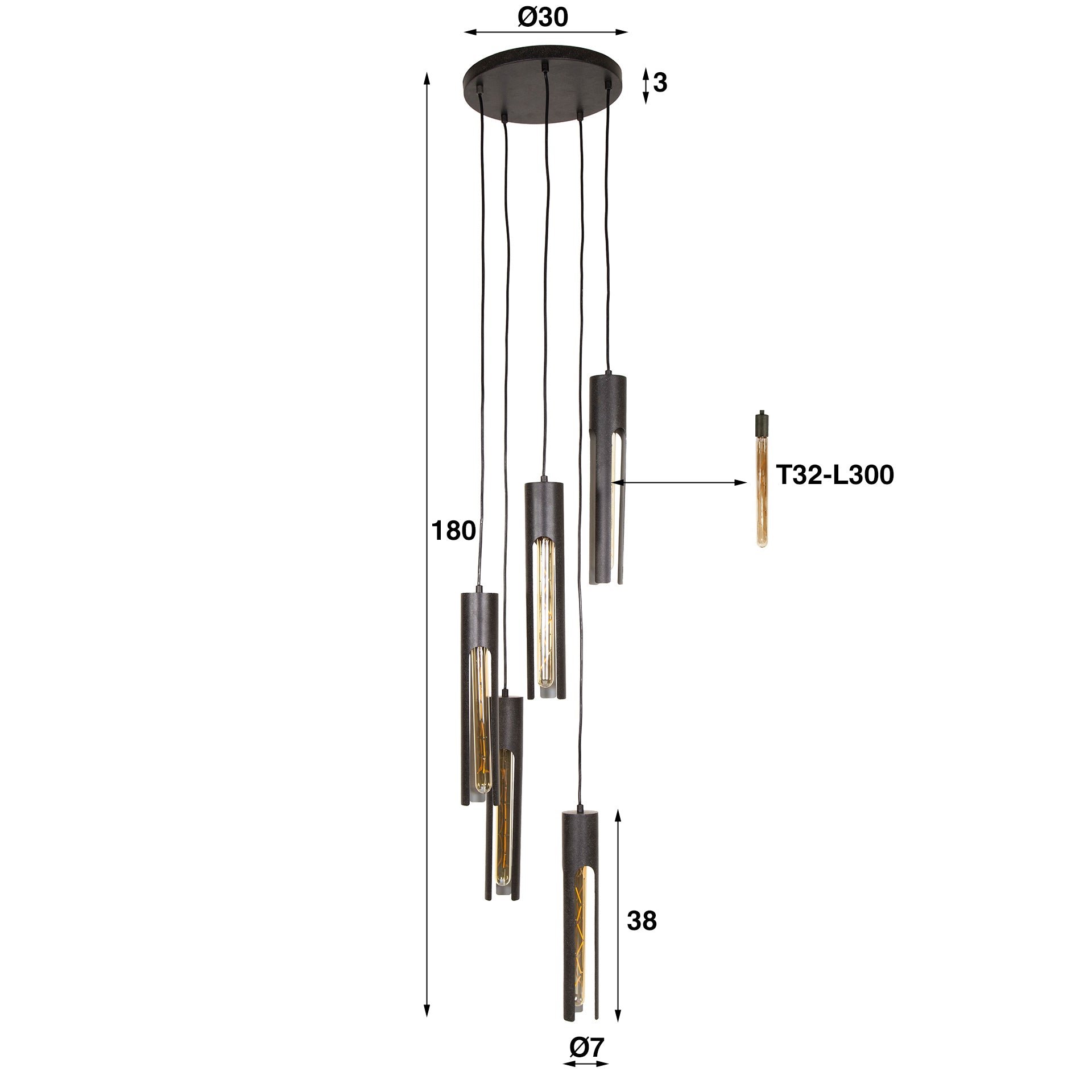 Hanglamp Buizen Design