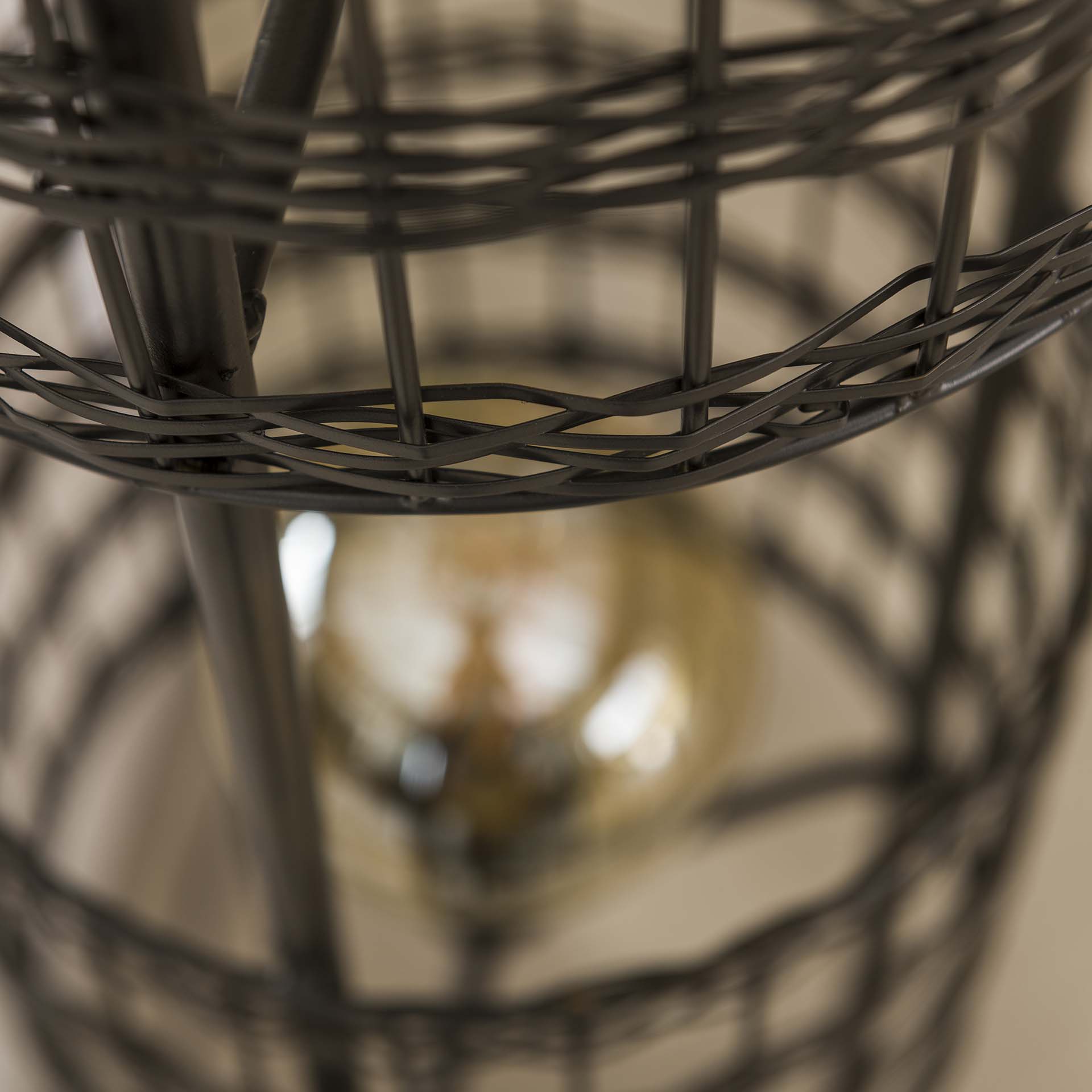 Vloerlamp 2L Zwart Nikkel