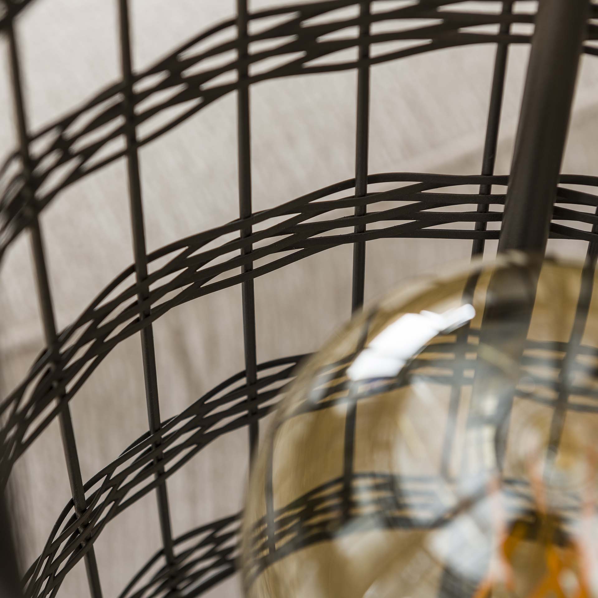 Vloerlamp 2L Zwart Nikkel