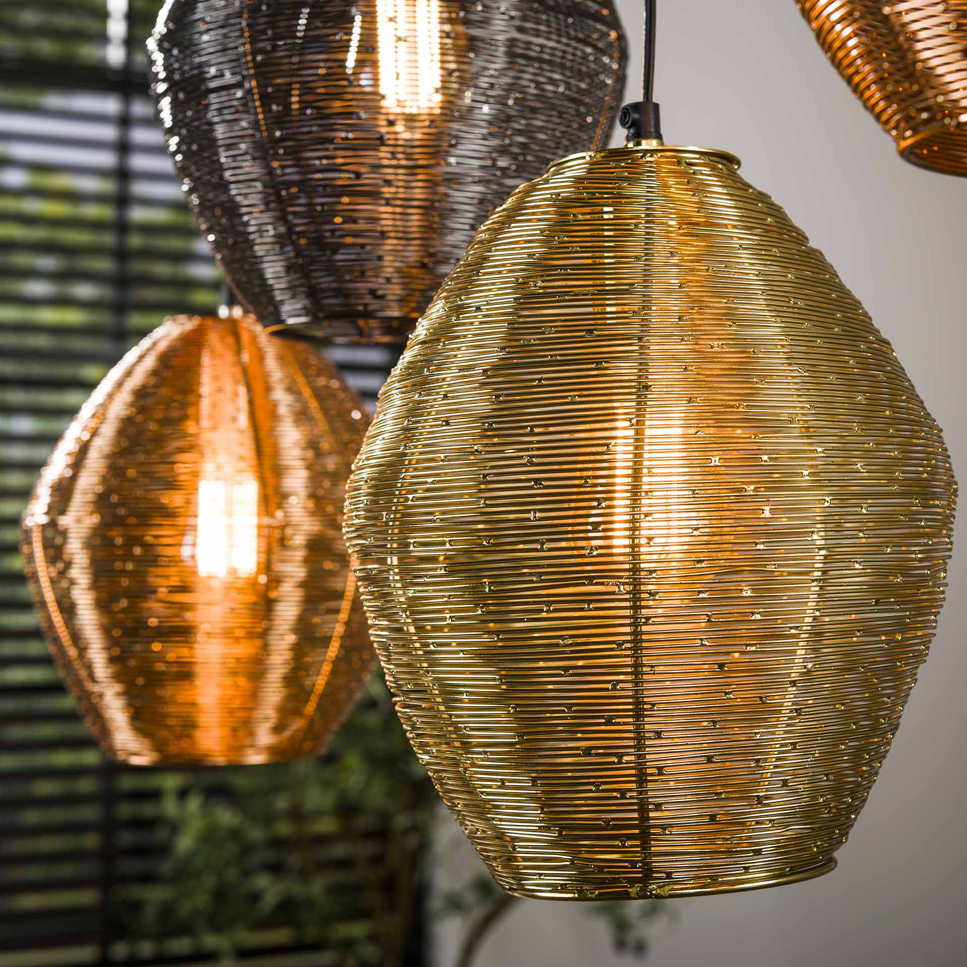 Hanglamp Web Mix - 5 lichtpunten
