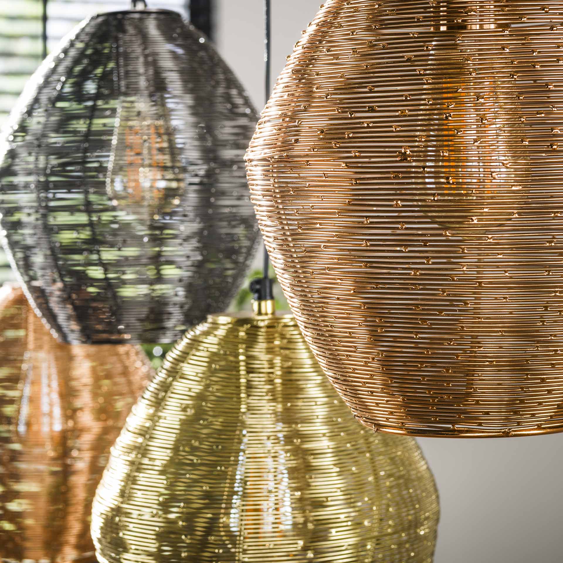 Hanglamp Web Mix - 5 lichtpunten