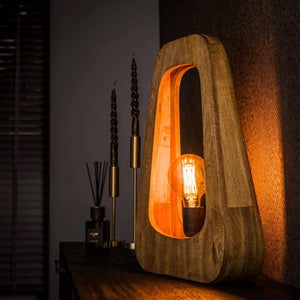 Tafellamp Mango Hout