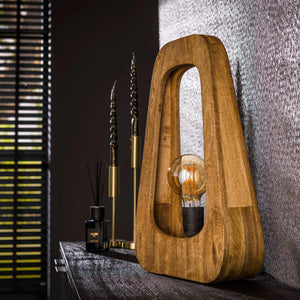 Tafellamp Mango Hout