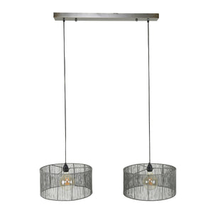 Hanglamp Zwart Nikkel - Verstelbaar