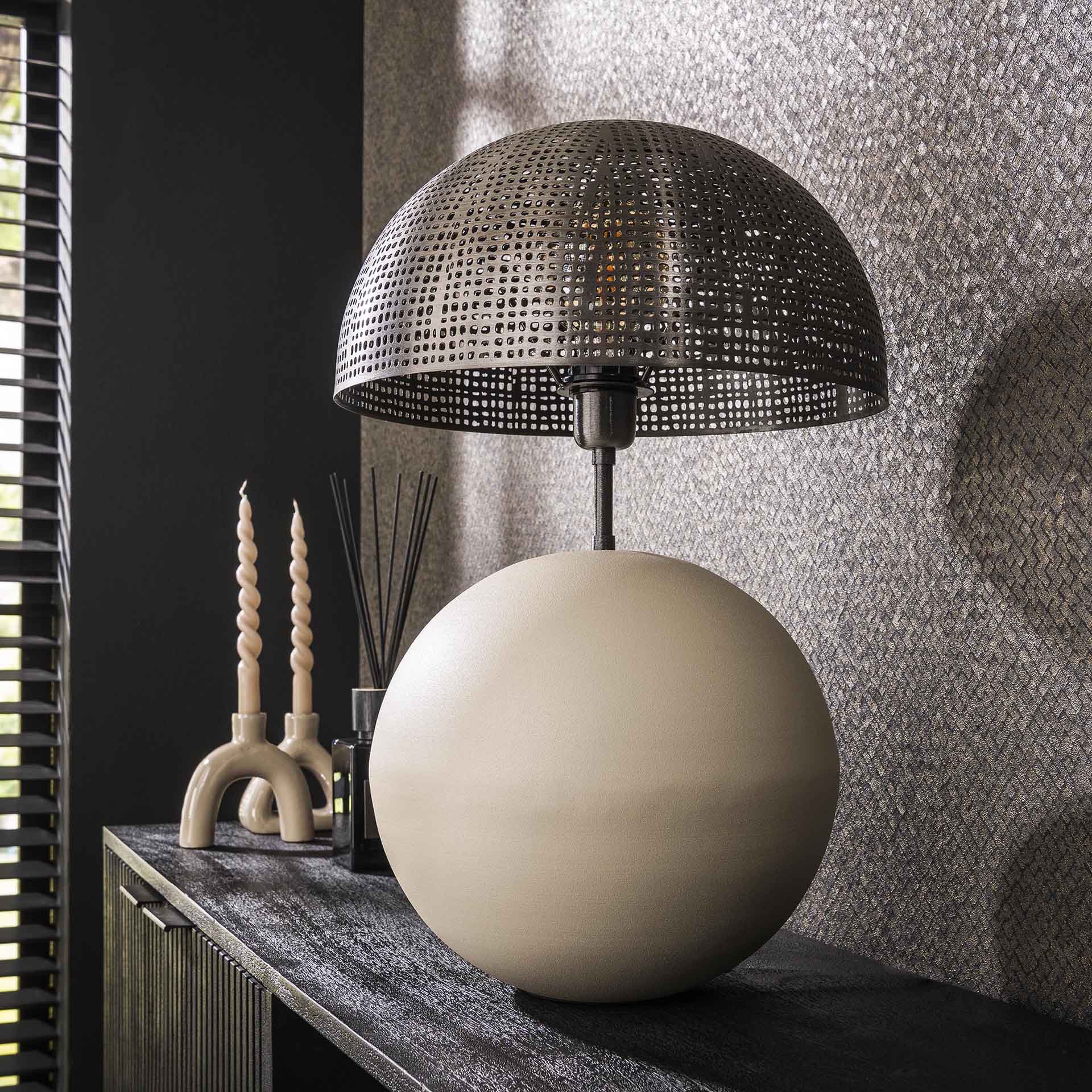 Tafellamp Light Sphere - Natural Grey