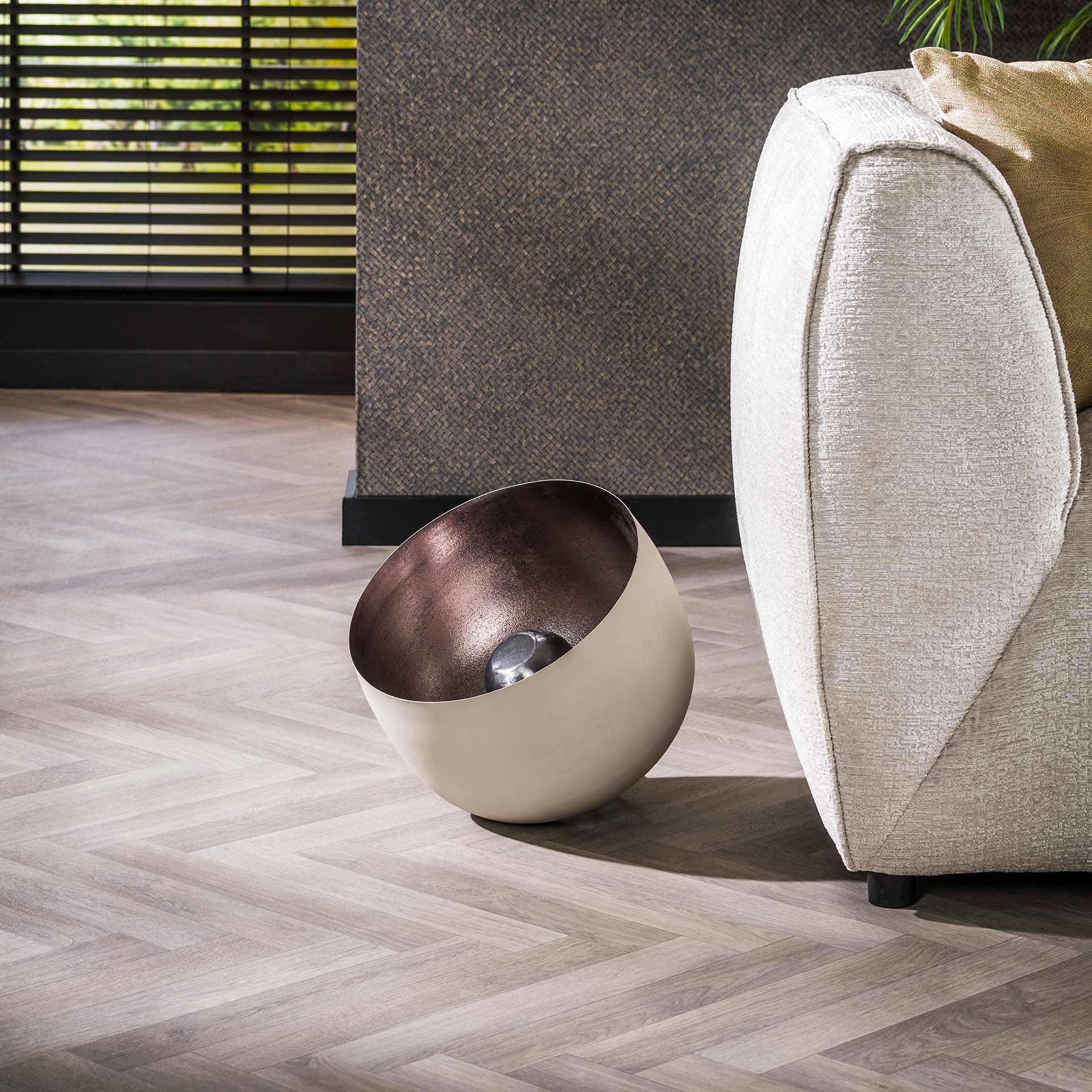 Tafellamp Zonder Voet - Naturel Grijs