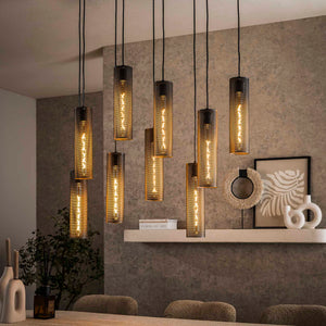 Hanglamp Artic - 9 lampenkappen