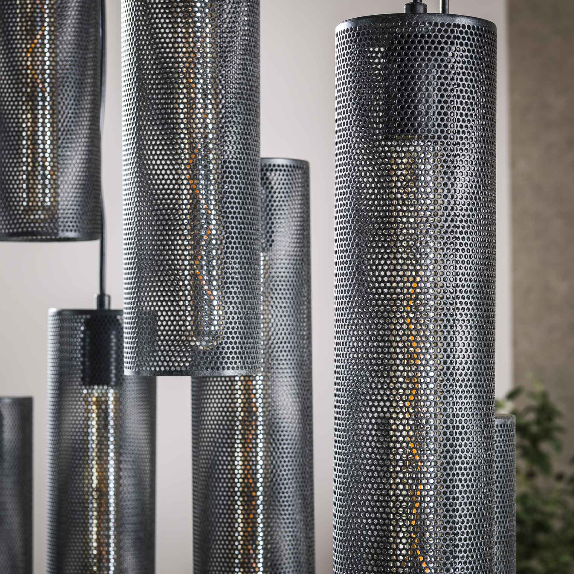 Hanglamp Artic - 9 lampenkappen