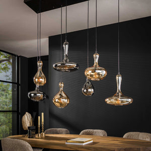 Hanglamp Karaf - 7 Lampenkappen