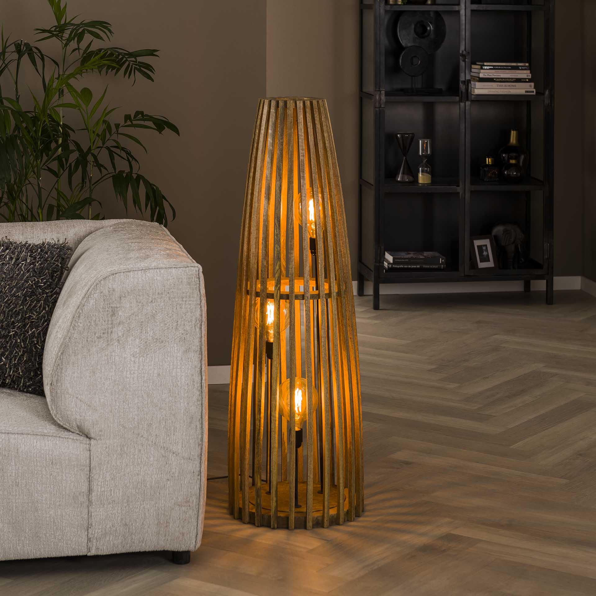 Vloerlamp Mangohout