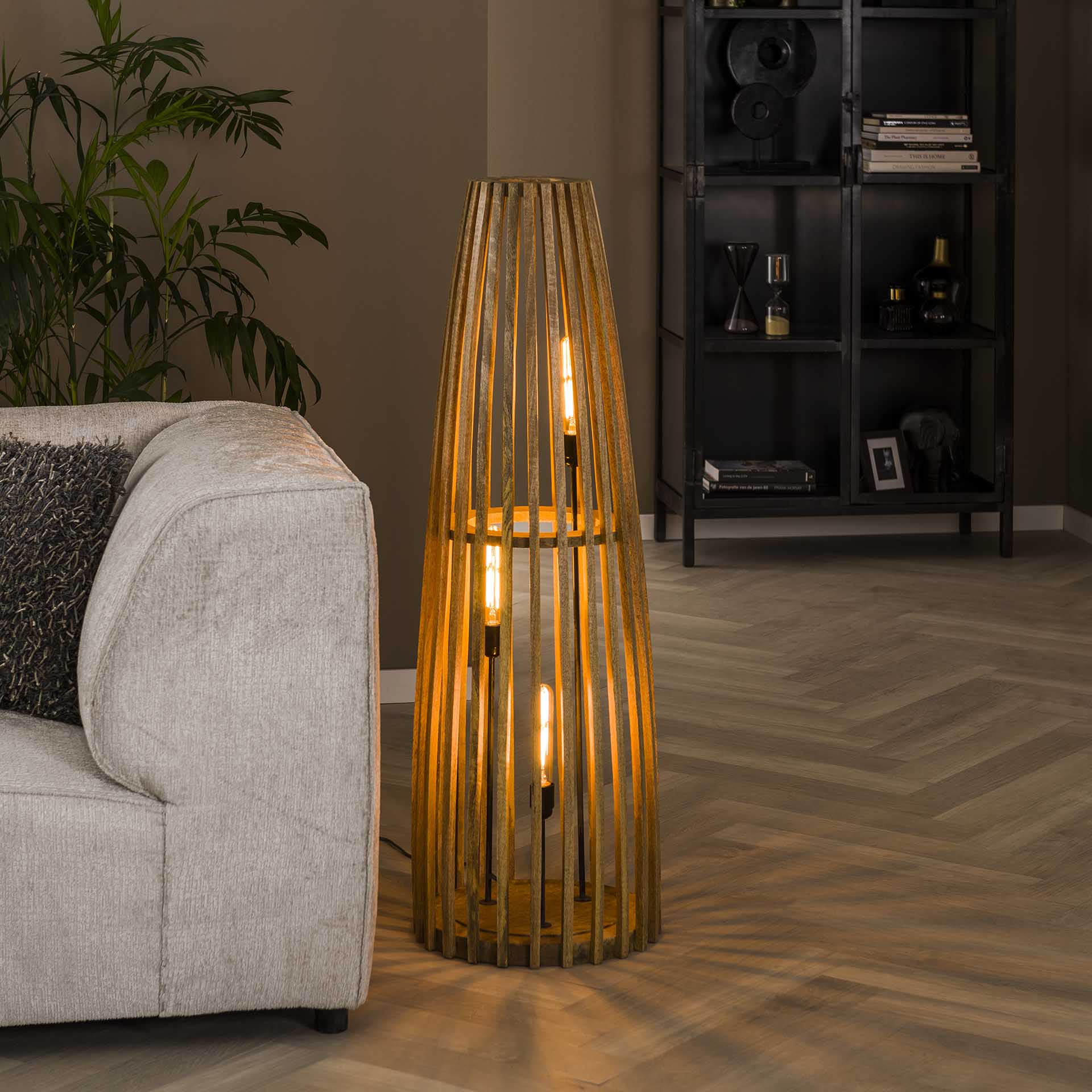 Vloerlamp Mangohout