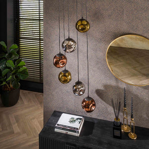Hanglamp 6L verstelbaar