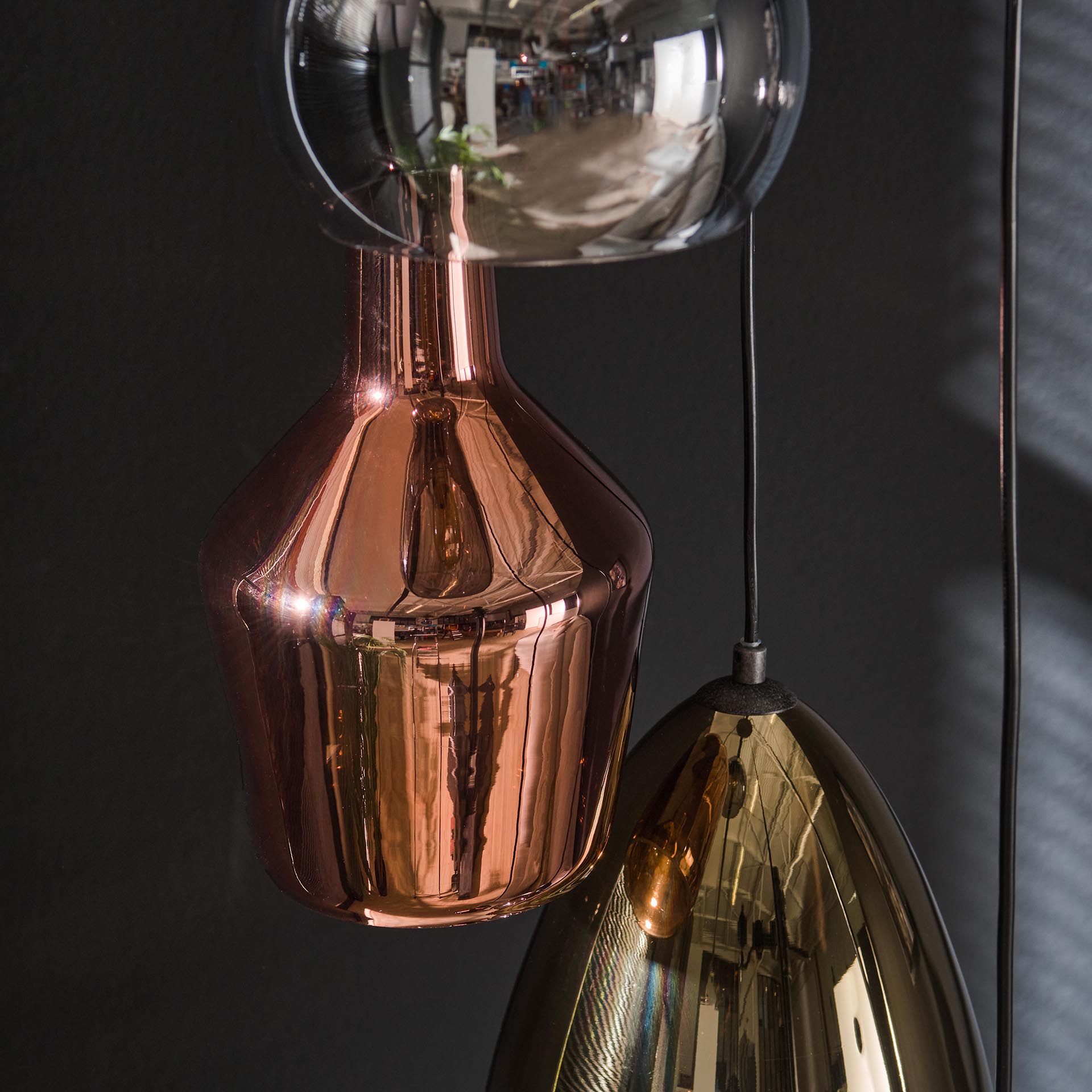 Hanglamp 5L - Set van 3