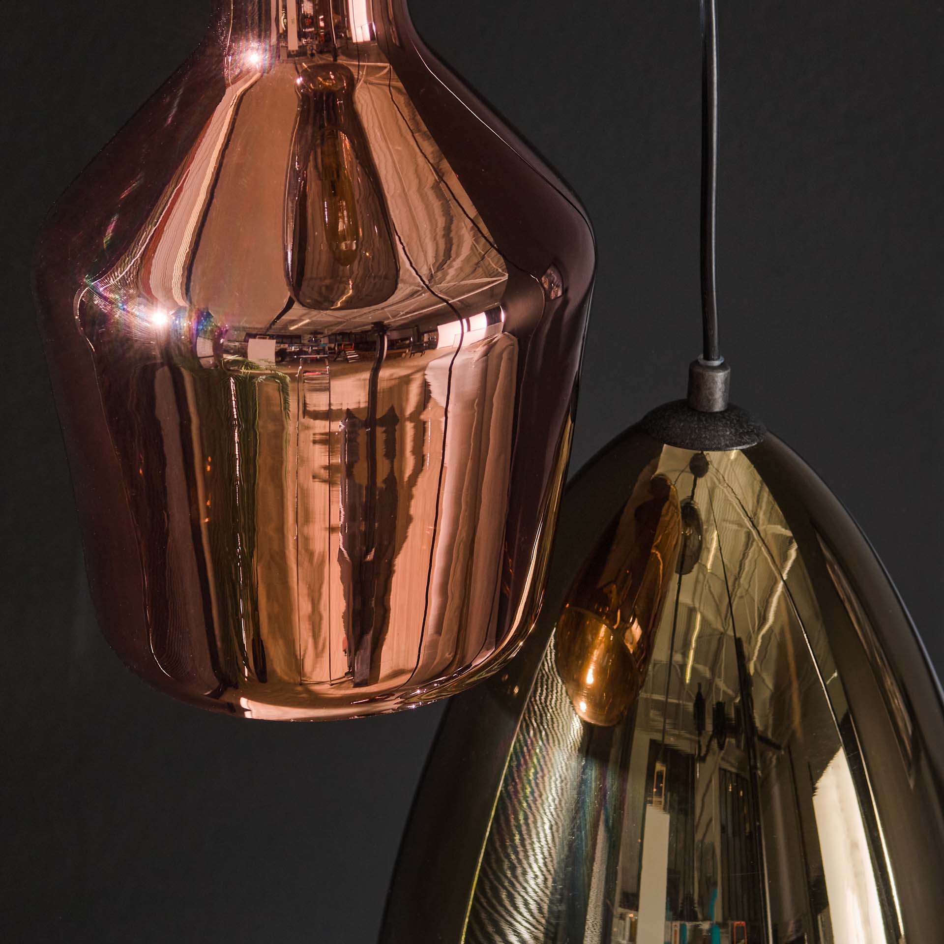 Hanglamp 5L - Set van 3