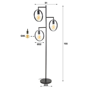 Vloerlamp Ring