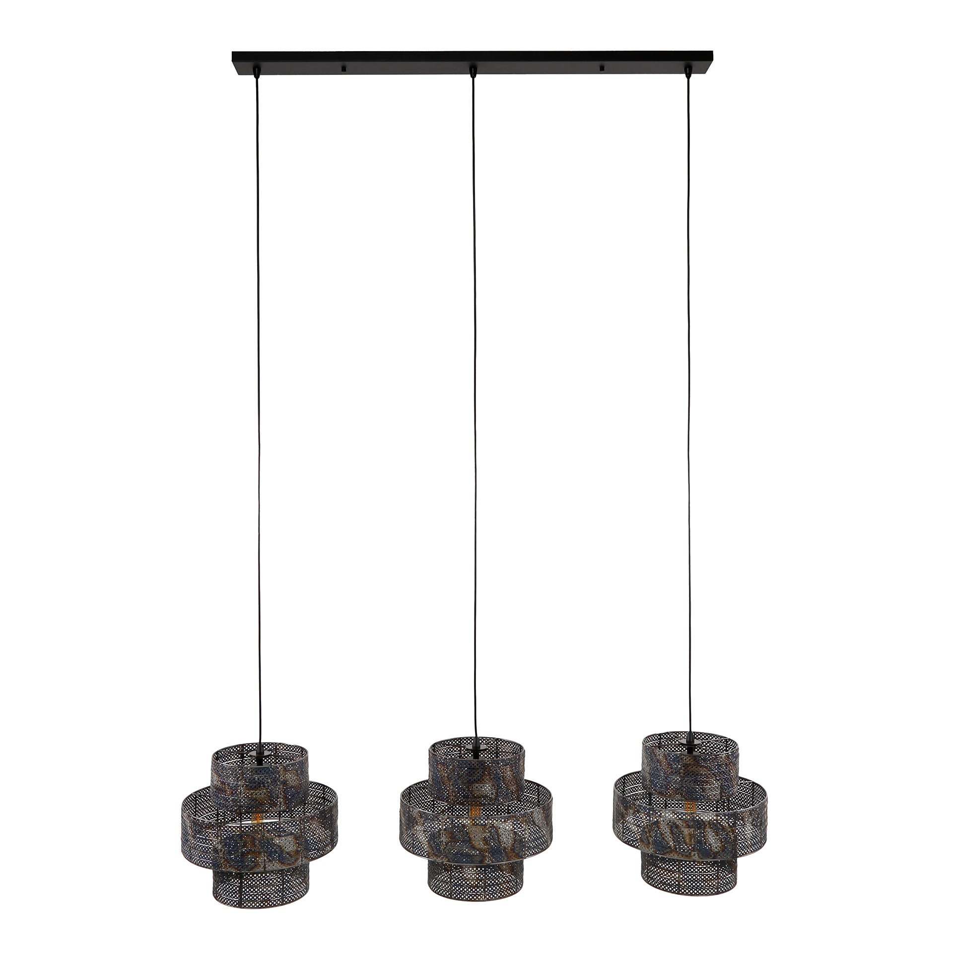 Hanglamp Burned - 3 lampenkappen