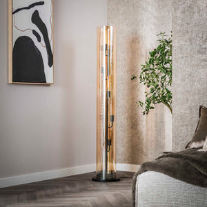 Vloerlamp 5L Amber