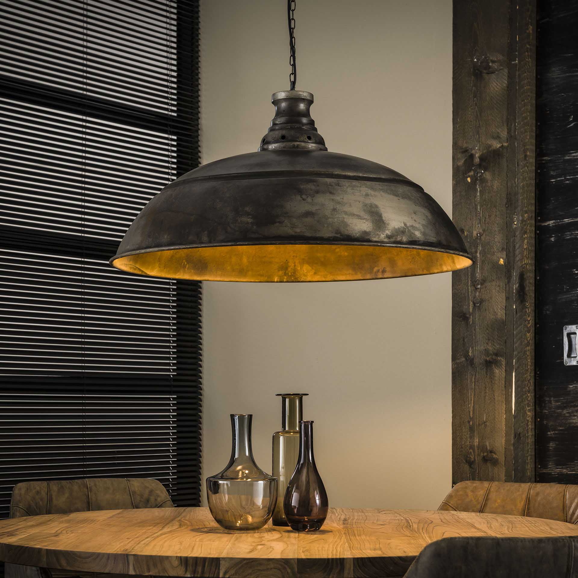 Hanglamp Industrieel - Oude Zilveren Look