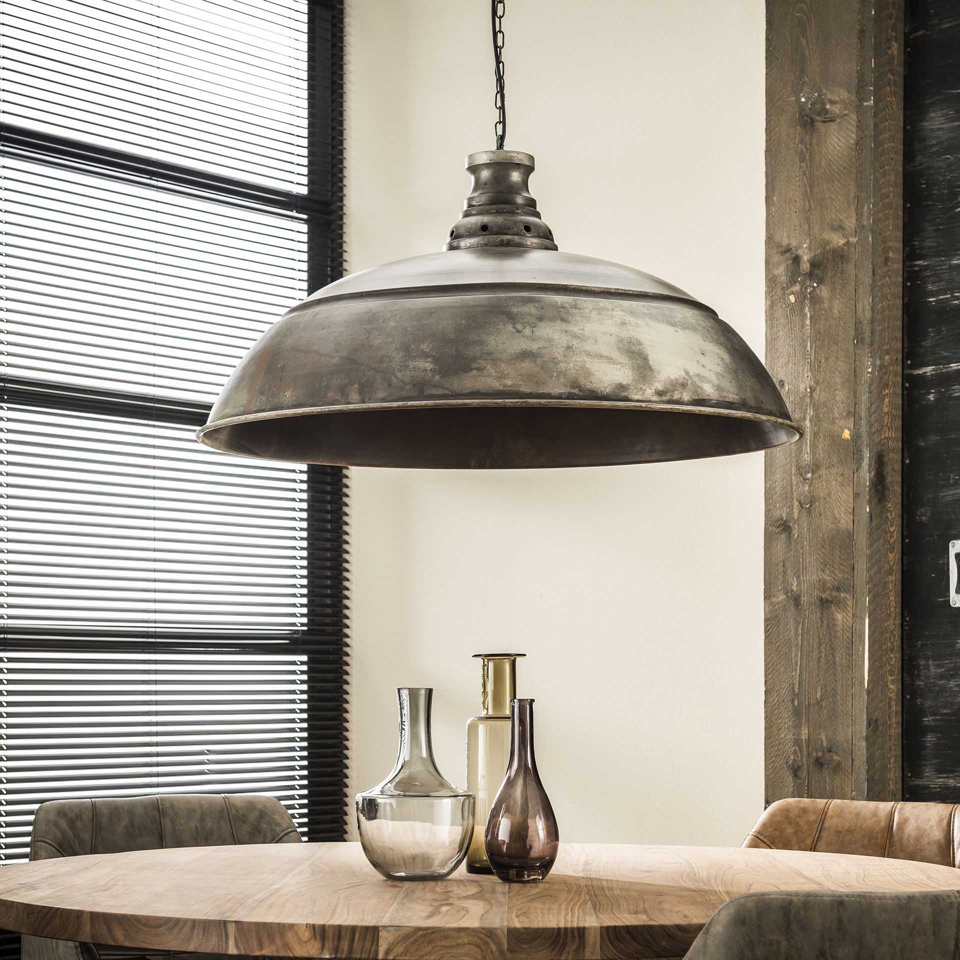 Hanglamp Industrieel - Oude Zilveren Look