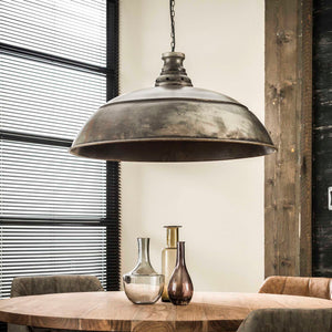 Hanglamp Industrieel - Oude Zilveren Look