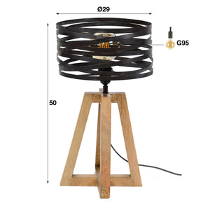 Tafellamp Gedraaid Frame