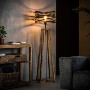 Vloerlamp Twist Metal Slate Grey