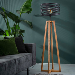 Vloerlamp Twist Metal Slate Grey