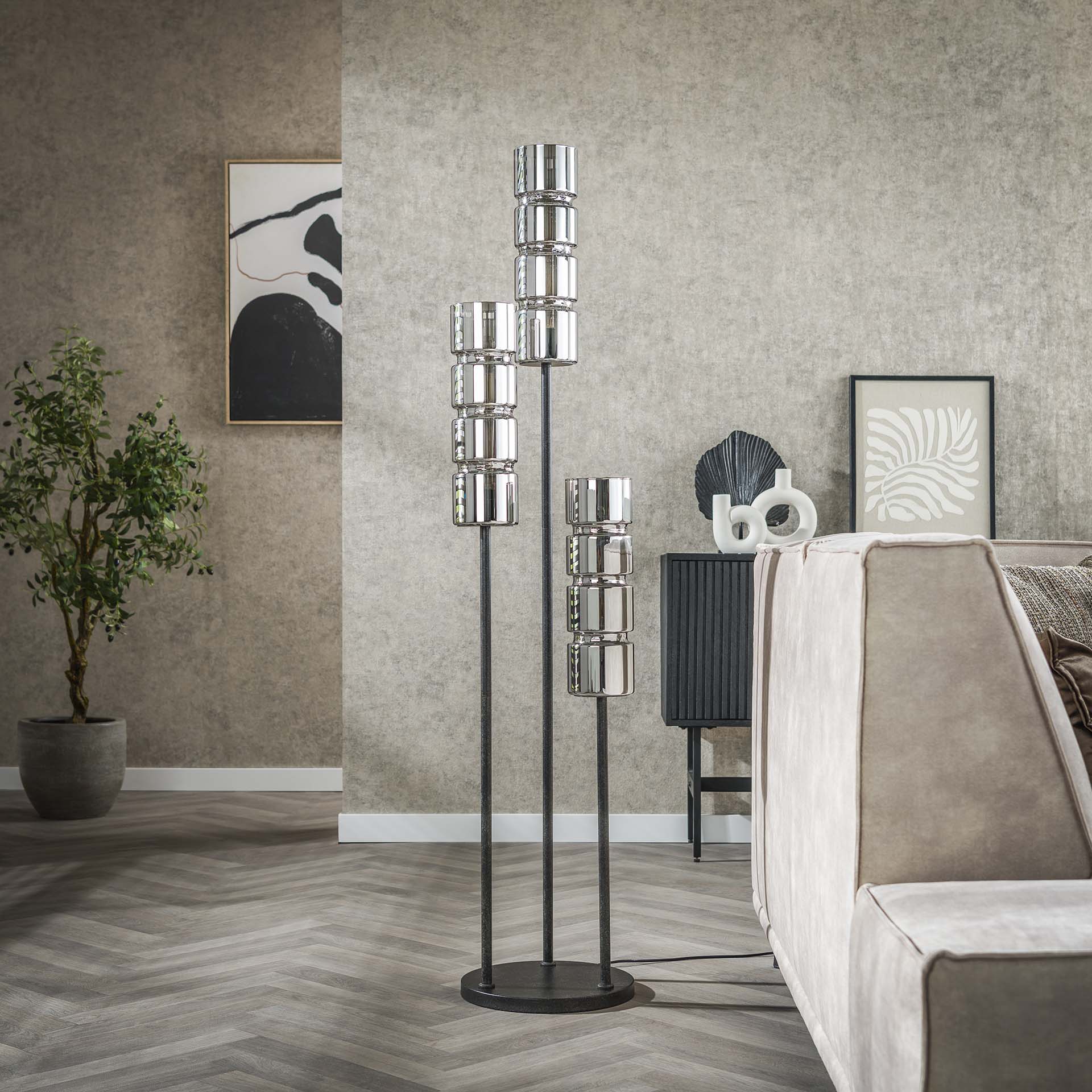 Vloerlamp Trapvormig - 3L