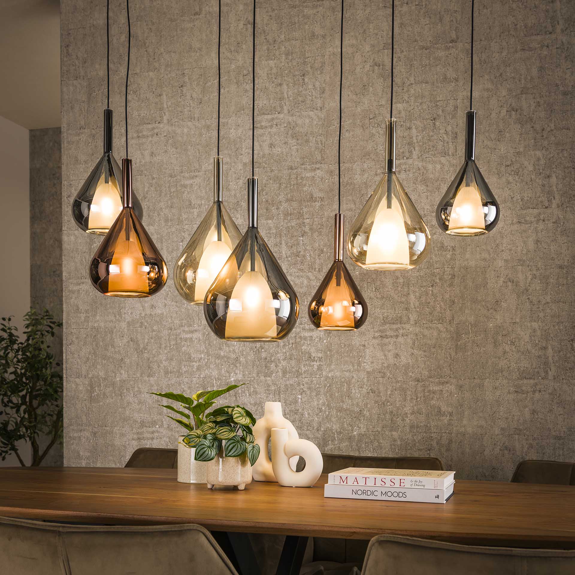 Hanglamp Wings Mix Glass