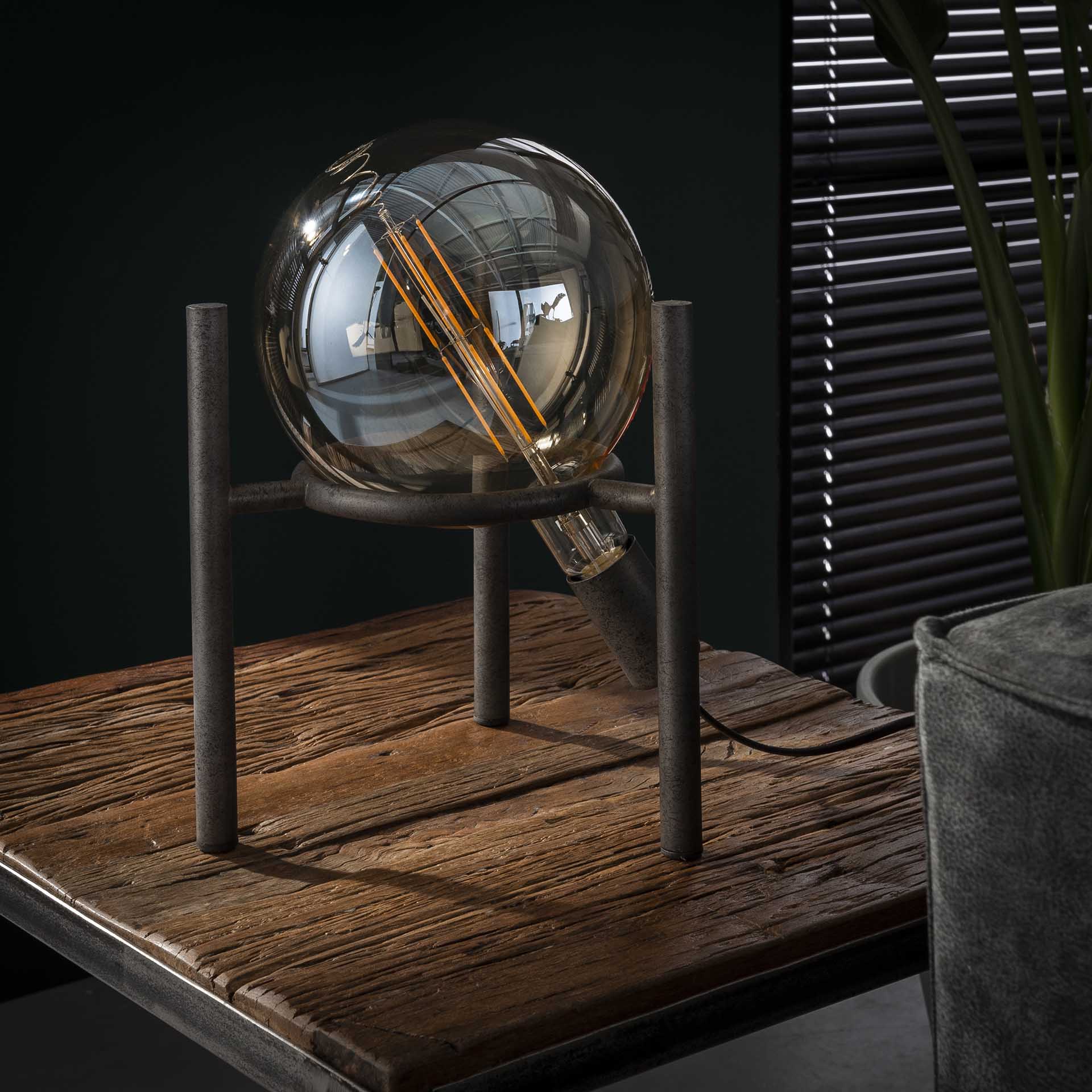 Tafellamp Oud Zilver
