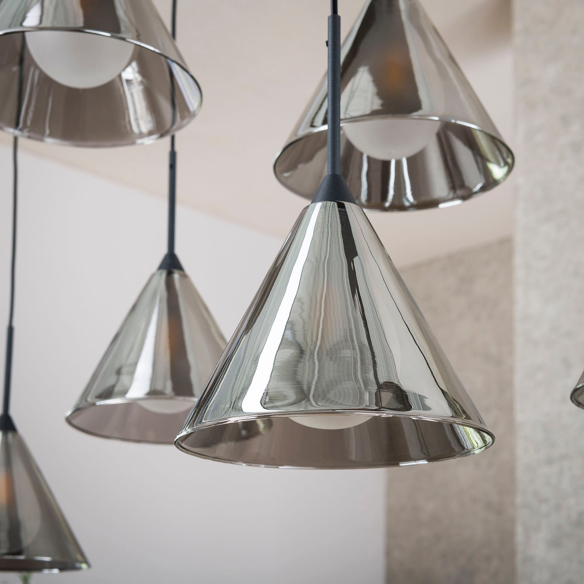 Hanglamp 9L Smoke Grey