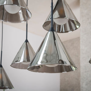 Hanglamp 9L Smoke Grey
