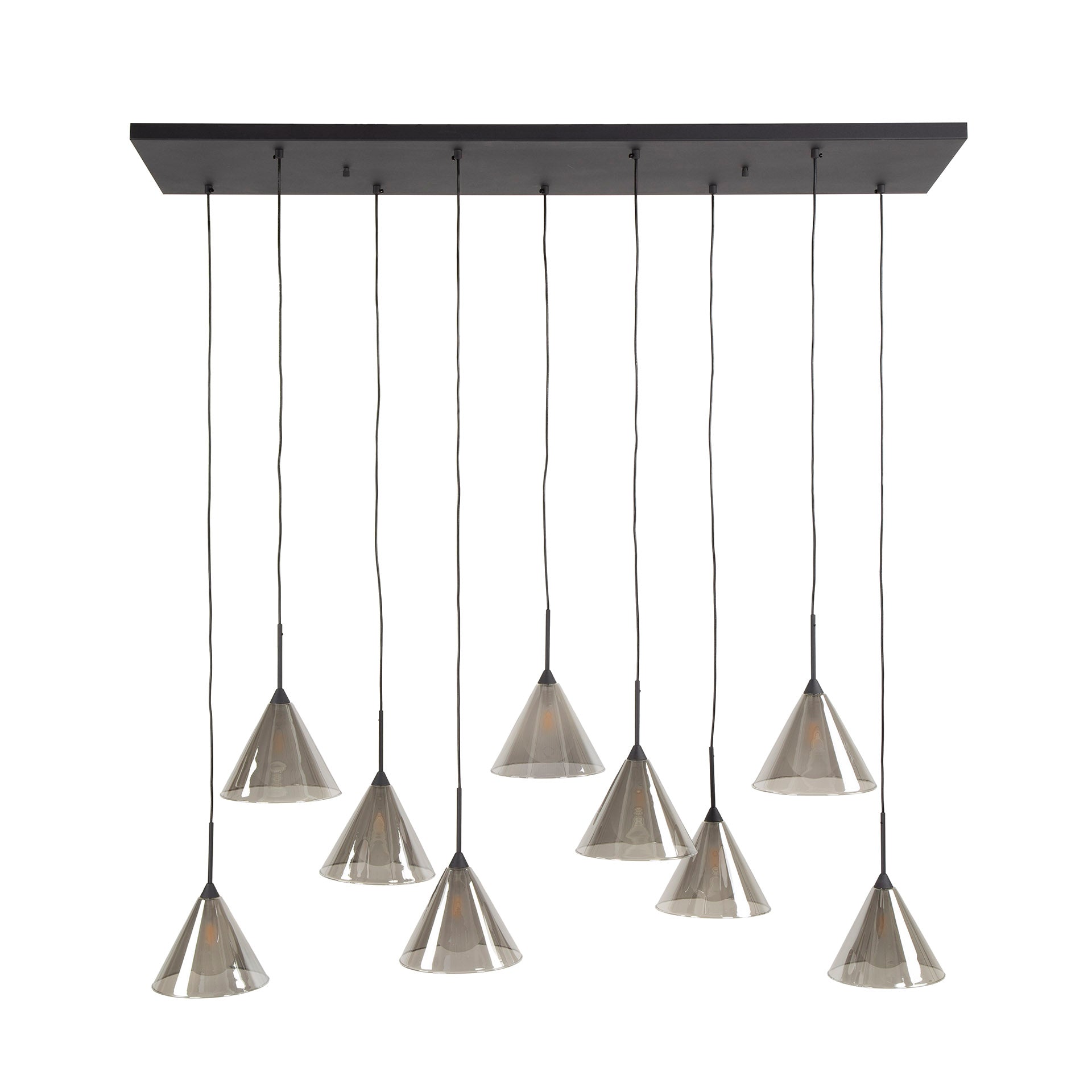 Hanglamp 9L Smoke Grey
