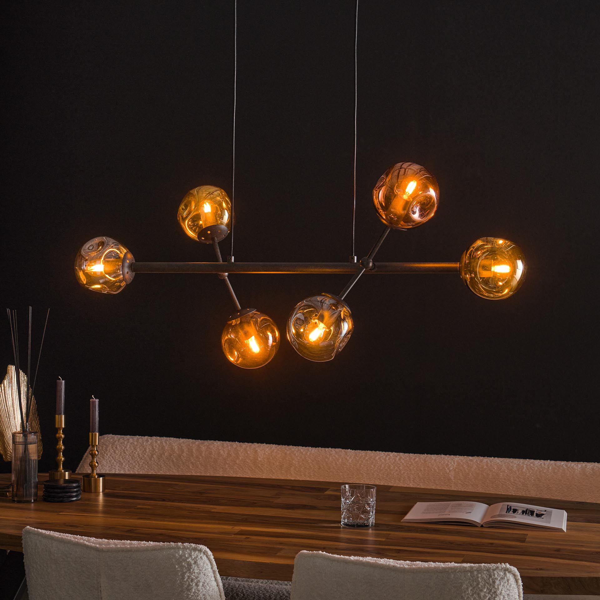 Hanglamp Molecule Mix Glass