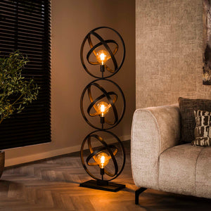 Vloerlamp met verstelbare ringen