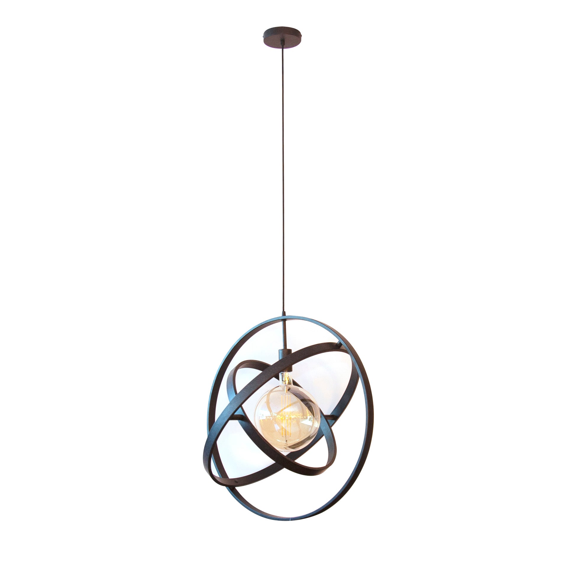 Hanglamp Artic Black - 3 verstelbare ringen
