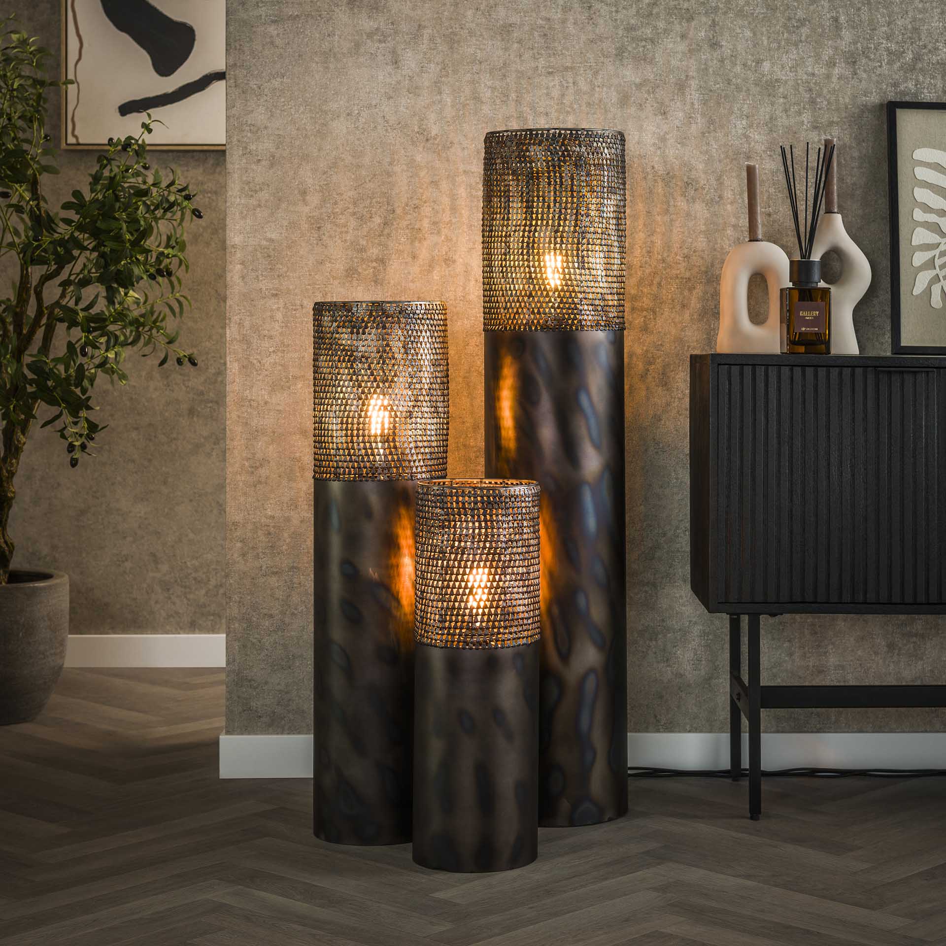 Vloerlamp Cilinder 20 cm